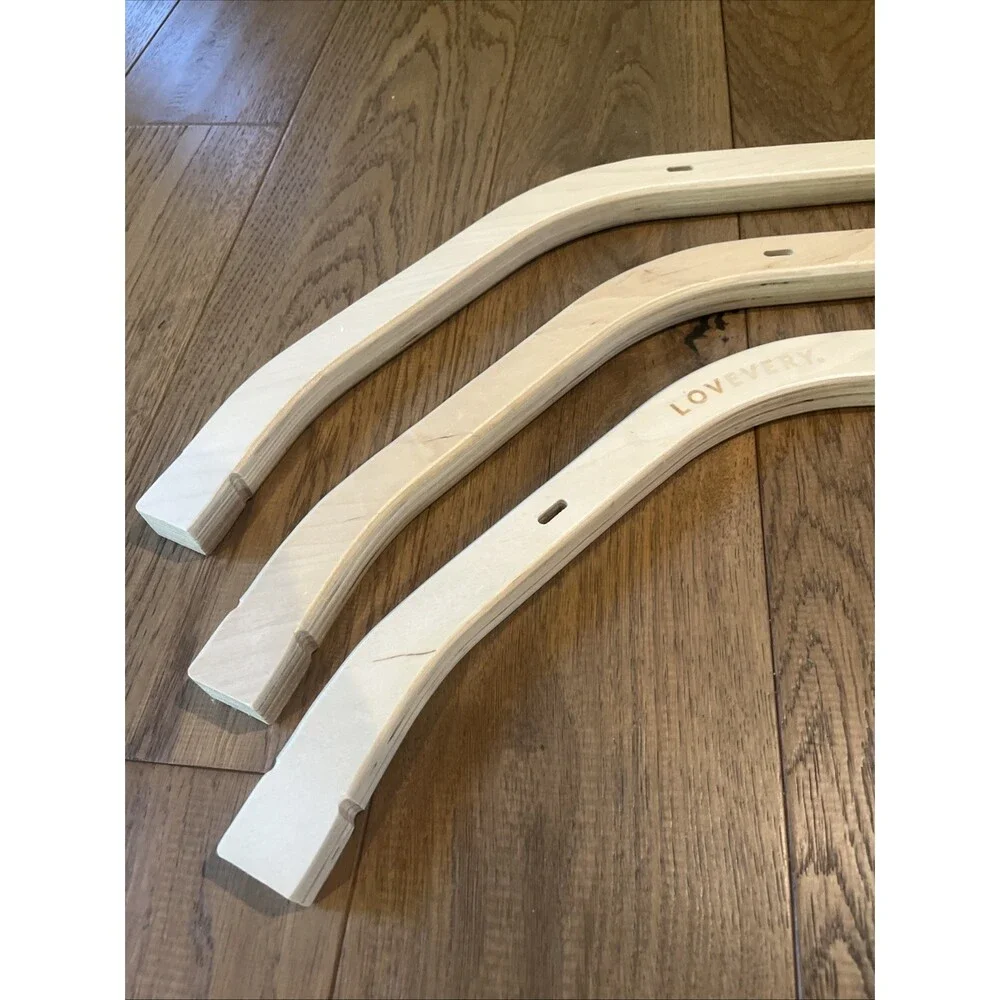 LOVEVERY Baby Play Mat Gym REPLACEMENT Wood Arm Posts 3 pieces